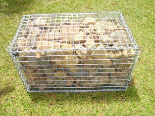 Caja soldada con autógena de Gabion, materiales principales de la barrera de Hesco en precio bajo militar,